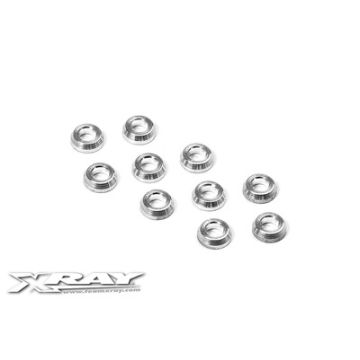 Xray Alu Conical Shim 3X6X2.0mm (10) (XR362280)