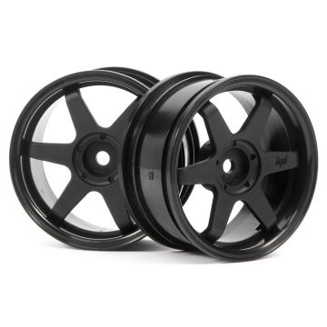 HPI TE37 Wheel 26mm Black 3mm Offset (2pcs) (HPI3841)