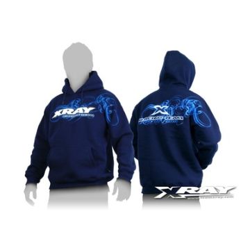 Xray Xray Sweater Hooded - Blue (M) (XR395500M)