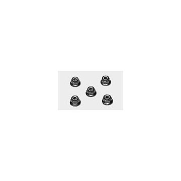 Tamiya 4mm Flange Lock Nuts Red (THC53160)