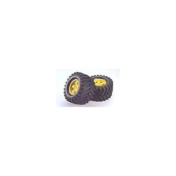 Tamiya TGMo2 Dv-Lug Tire & Wf.Ylw X 2 (THC53561)