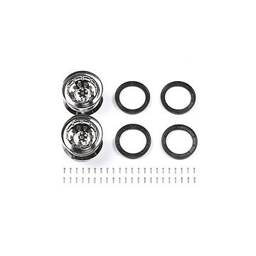 Tamiya CR-01 Plated Standard Wheel (THC54101)