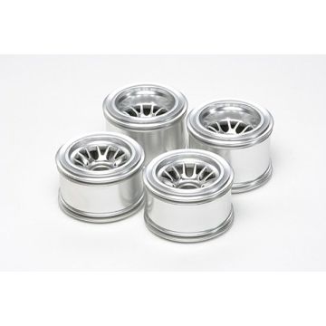 Tamiya F104 Plated Mesh Wheel Rubber Tyre (THC54201)