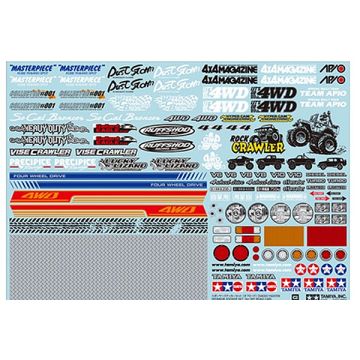 Tamiya Off Road Car Sponsor Stickers (THC54630)