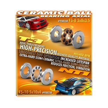 Xray Ceramic Ball-Bearing Axial F3-8 3X8X3.5 (XR930238)