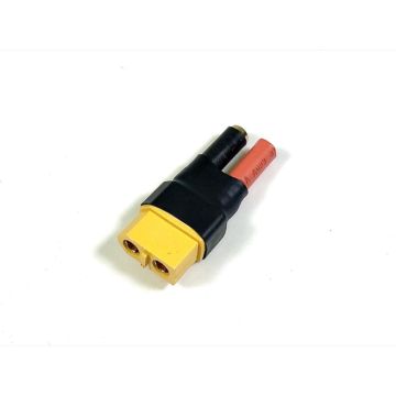 Absima Adapter 4mm bullet plugs (M) - XT60 (F) Compact Version (AB3040059)