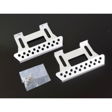 Absima Aluminium Foot Step For Crawler, Silver (2) (AB2320058)