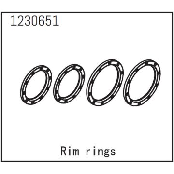 Absima Beadlock Rings - Sherpa (4) (AB1230651)