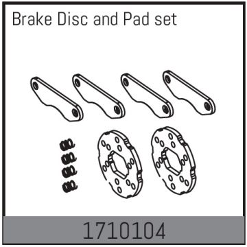 Absima Brake Disc And Pad Set (AB1710104)