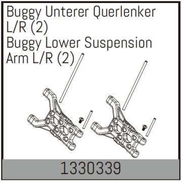 Absima Buggy Lower Suspension Arm L/R (2) (AB1330339)