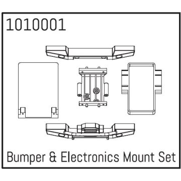 Absima Bumper & Electronics Mount Set