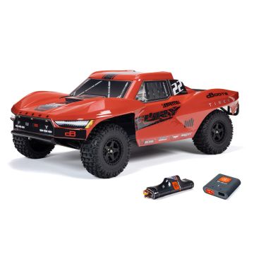 Arrma 1/10 FURY MEGA 550 4X2 SCT with Battery & Charger Red (C-ARA3221ST1)