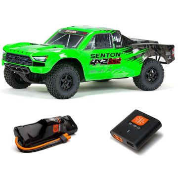 Arrma 1:10 Senton Boost 4X2 MEGA 550 2wd Short Course Truck RTR Green With Battery & Charger (C-ARA4103SV4T1)