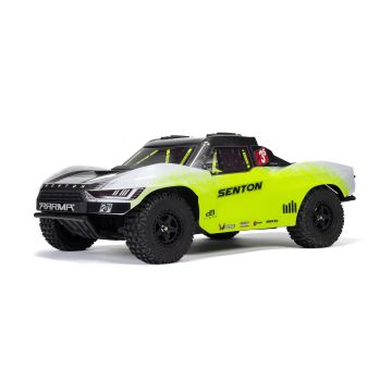 Arrma 1/10 SENTON 223S BLX 4X4 SCT RTR with DSC Yellow/Gunmetal (C-ARA4303V4T1)