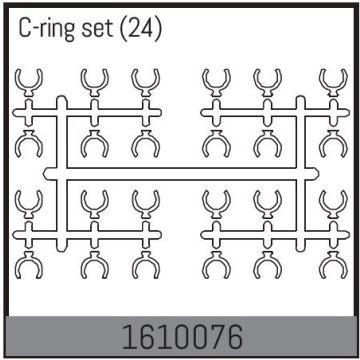 Absima C-Ring Set (24) (AB1610076)