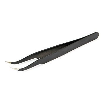 SC Models Curved Black Tweezers (SCKRTC020)