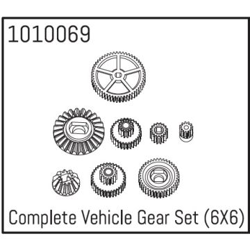 Absima Complete Vehicle Gear Set (6X6)