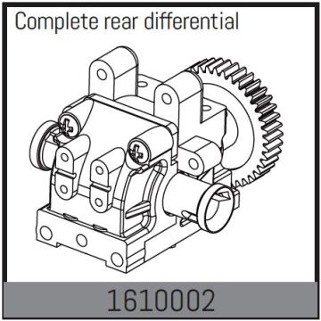Absima Complete Rear Differential  (AB1610002)