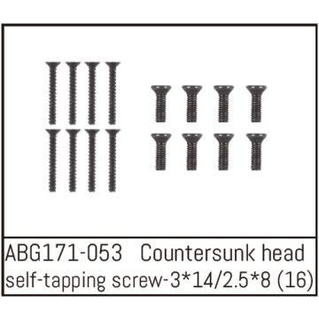 Absima Countersunk Screw M3*14 (8) / M2.5*8 (8) (ABG171-053)