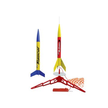 Estes Rascal & HiJinks Flying Model Rocket Launch Set (D-ES1499)