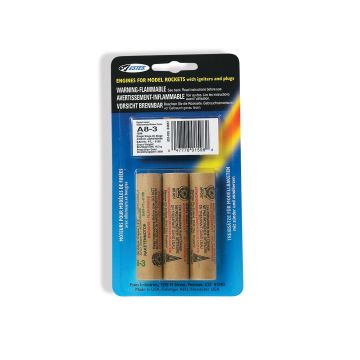 Estes Model Rocket Motors A8-3 (Pk3) (D-ES1598)