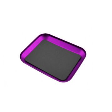 SC Models Aluminium Magnetic Screw Tray - Purple (SCDTEL01003C)