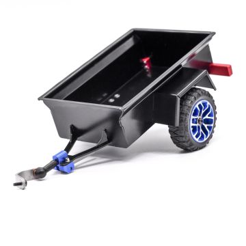 SC Models 1:24 Aluminium Mini Crawler Trailer - Black (DTSCX24-134)