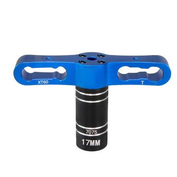 SC Models Aluminium 17mm Wheel Nut Wrench - Blue (SCDTTA42001C)