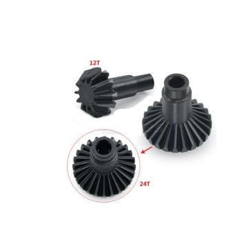 SC Models 24T & 12T Steel Helical Front & Rear Axles Gear Set TRX4 -2pcs (SCDTTRX4M047)