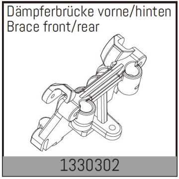 Absima Brace Front/Rear (AB1330302)