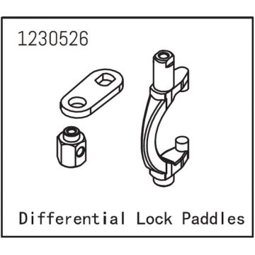 Absima Differential Lock Paddles (AB1230526)