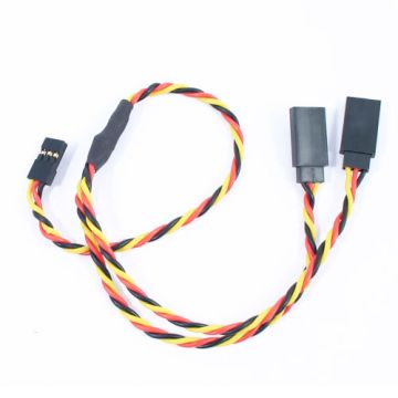Etronix 30CM 22AWG JR Twisted Y Extension Wire (ET0754)
