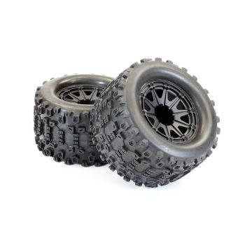 FTX Ramraider Glued Tyre & Wheel Set (2pcs) (FTX10232)
