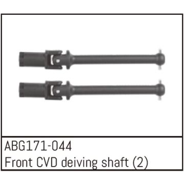 Absima Front Cvd Drive Shaft (2) (ABG171-044)