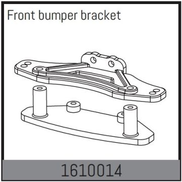 Absima Front Bumper Bracket (AB1610014)