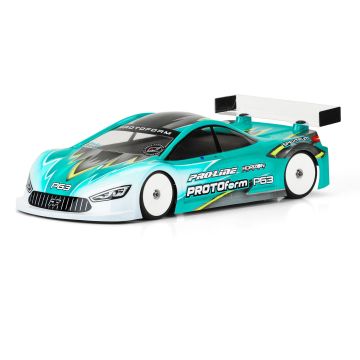 Protoform 1/10 P63 Light Weight (0.65mm) Clear Body for 190mm TC (G-PRM1580-25)