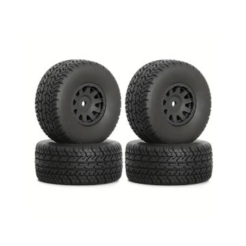 RC Overhaul On-Road Tyre w/ Black Rim, 1/18 Mojave (G-RCO-AR035B)