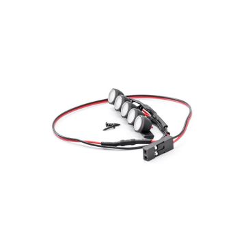 RC Overhaul Roof Light Bar Round (Bronco) SCX24 (G-RCO-AX032)