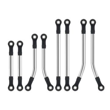 RC Overhaul Curved Rod Set SS 8pcs TRX-4M (G-RCO-TRX015)