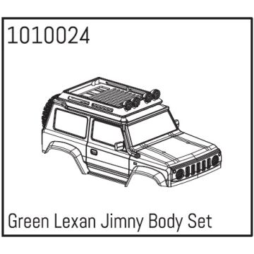Absima Green Lexan Jimny Body Set