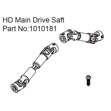 Absima HD Main Drive Shaft - EVO