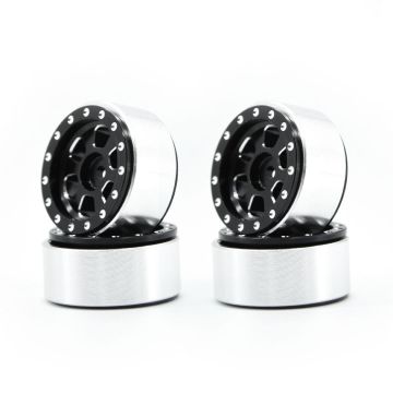 SC Models 1.0" CNC Beadlock Wheels TRX-4M - Black (SCDTTRX4M011B)