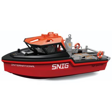 Heng Long Snig Rescue Brushless RTR Boat - 320mm White ( HL3702-B)
