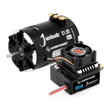 Hobbywing Combo XR10 Justock G3S ESC & Justock G2.1 - 21.5T Motor (HW38020373)