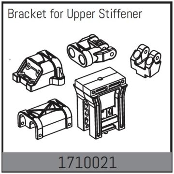 Absima Bracket For Upper Stiffener (AB1710021)