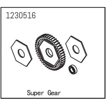 Absima Main Gear With Slipper Pads (AB1230516)