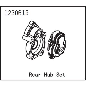 Absima Rear Hub Set (AB1230615)