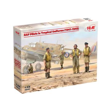 ICM RAF Pilots In Tropical Uniforms (1941-1945) 5 Figures (ICM48080)