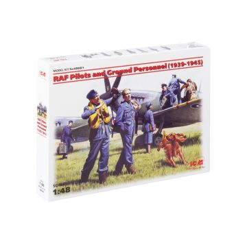 ICM RAF Pilots & Ground Personnel (1939-1945) 7 Figures (ICM48081)