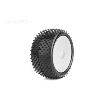 Jetko Arena 2wd & 4wd 1:10 Buggy 2.2 Rear Tyres White Wheel Soft (JK2003CSGW)